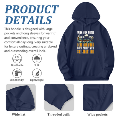 Premium Graphic Hoodie - Viking Determination