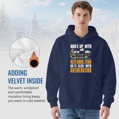Premium Graphic Hoodie - Viking Determination