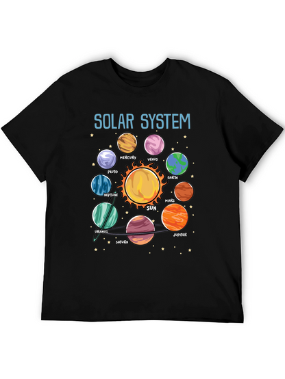 Solar System Planet Graphic T-Shirt