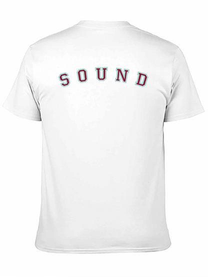 Sound Graphic Print Tee - Casual Style