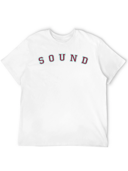 Sound Graphic Print Tee - Casual Style