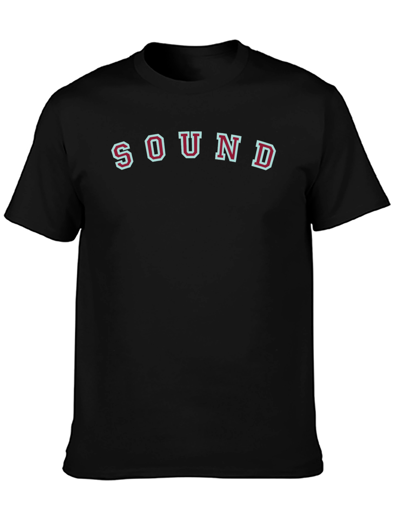 Sound Graphic Print Tee - Casual Style
