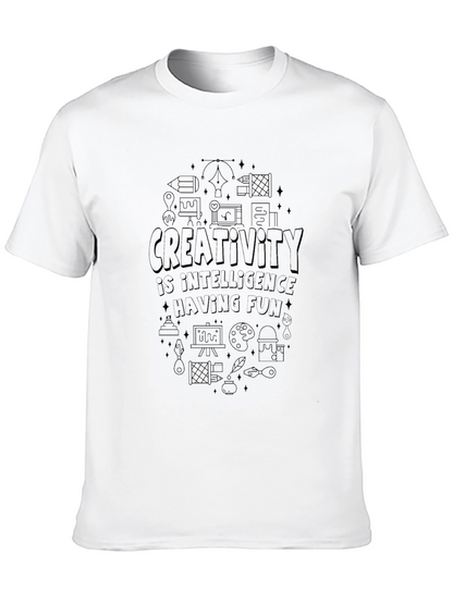 Creativity Intelligence Fun Black T-Shirt