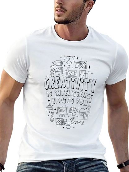 Creativity Intelligence Fun Black T-Shirt