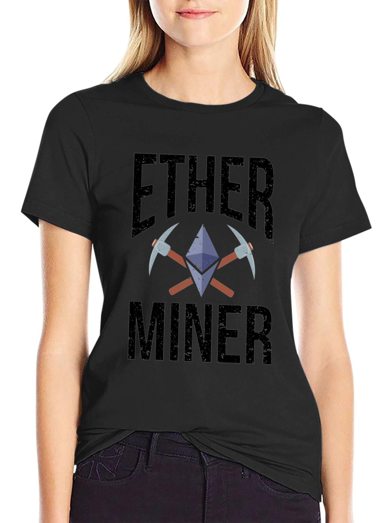 Ether Miner Black T-Shirt
