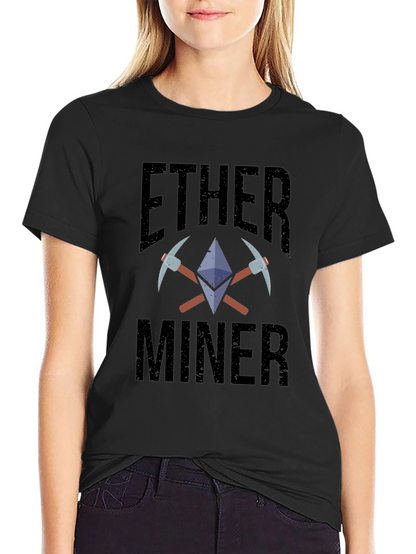 Ether Miner Black T-Shirt
