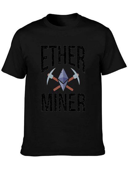 Ether Miner Black T-Shirt