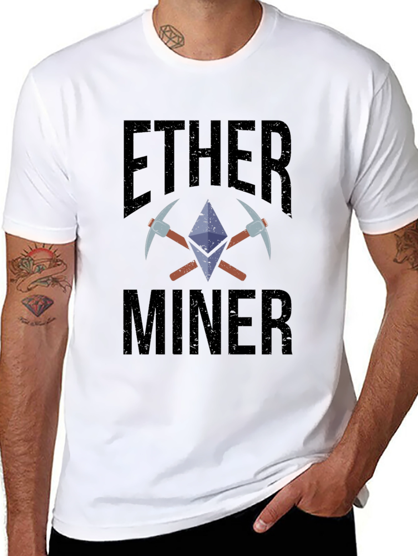 Ether Miner Black T-Shirt