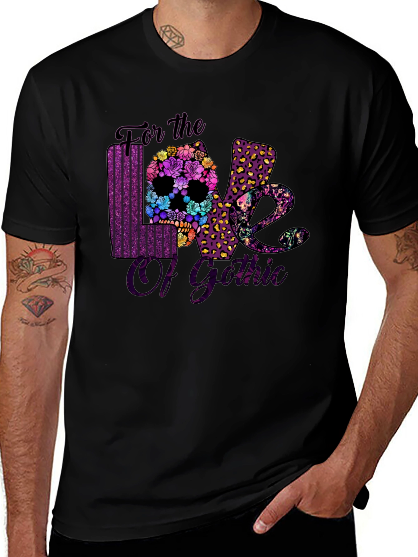 For The Love Of Gothic Graphic T-Shirt