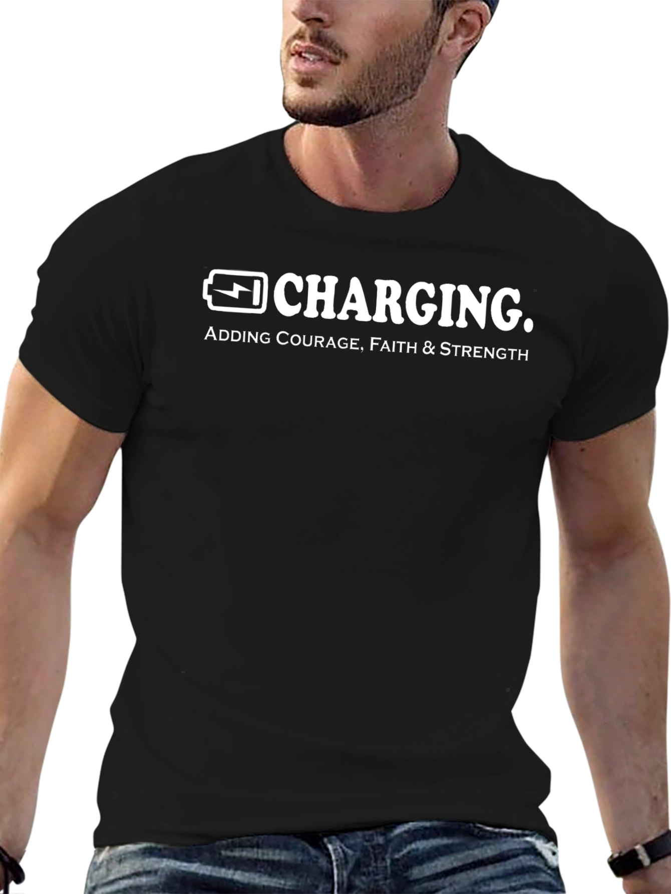 Charging Courage Graphic Tee