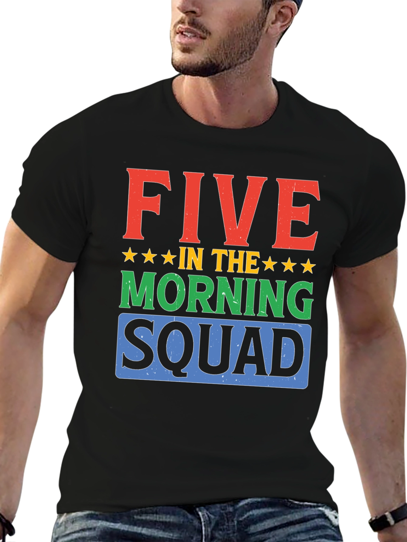 Five in the Morning Squad Graphic T-Shirt