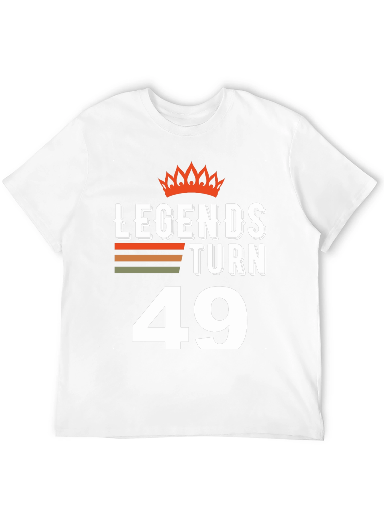 Legends Turn 49 Black Graphic Tee
