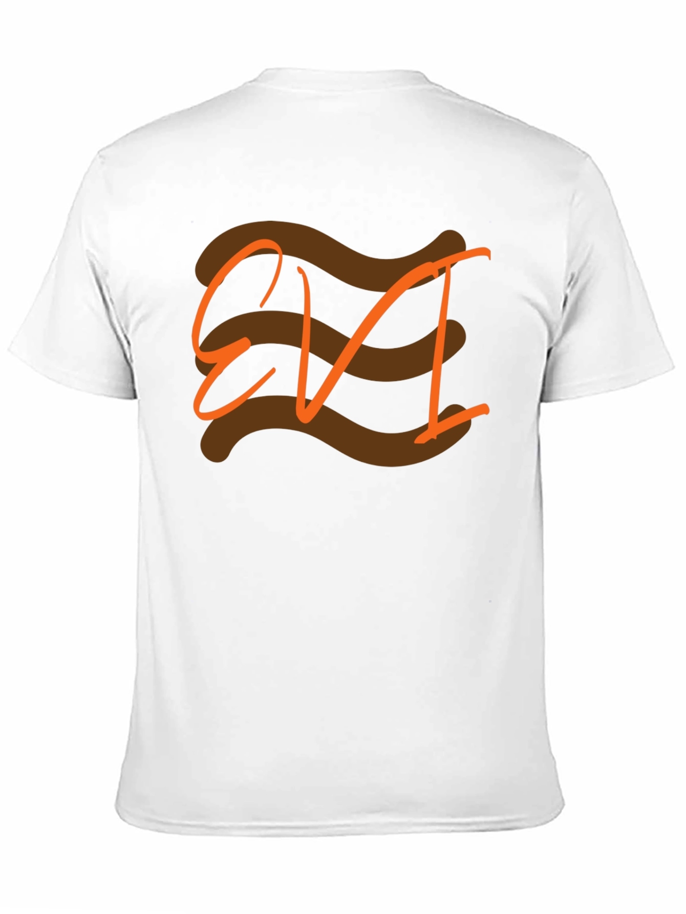 EVI Graphic Tee - Black Cotton Casual T-Shirt