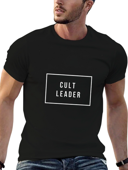 Cult Leader Graphic Tee - Bold Statement T-Shirt