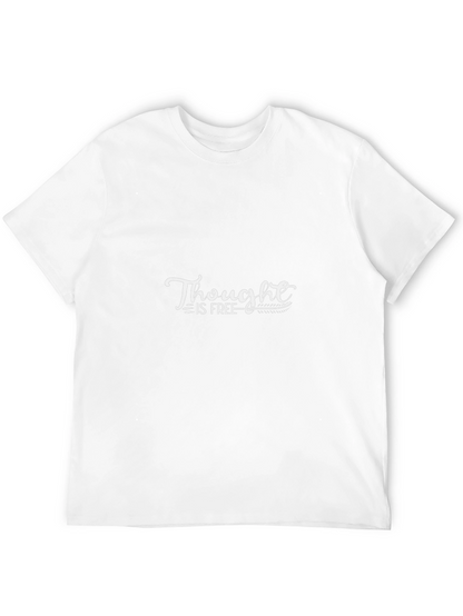 Thought is Free Graphic Black T-Shirt