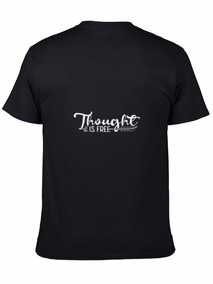 Thought is Free Graphic Black T-Shirt