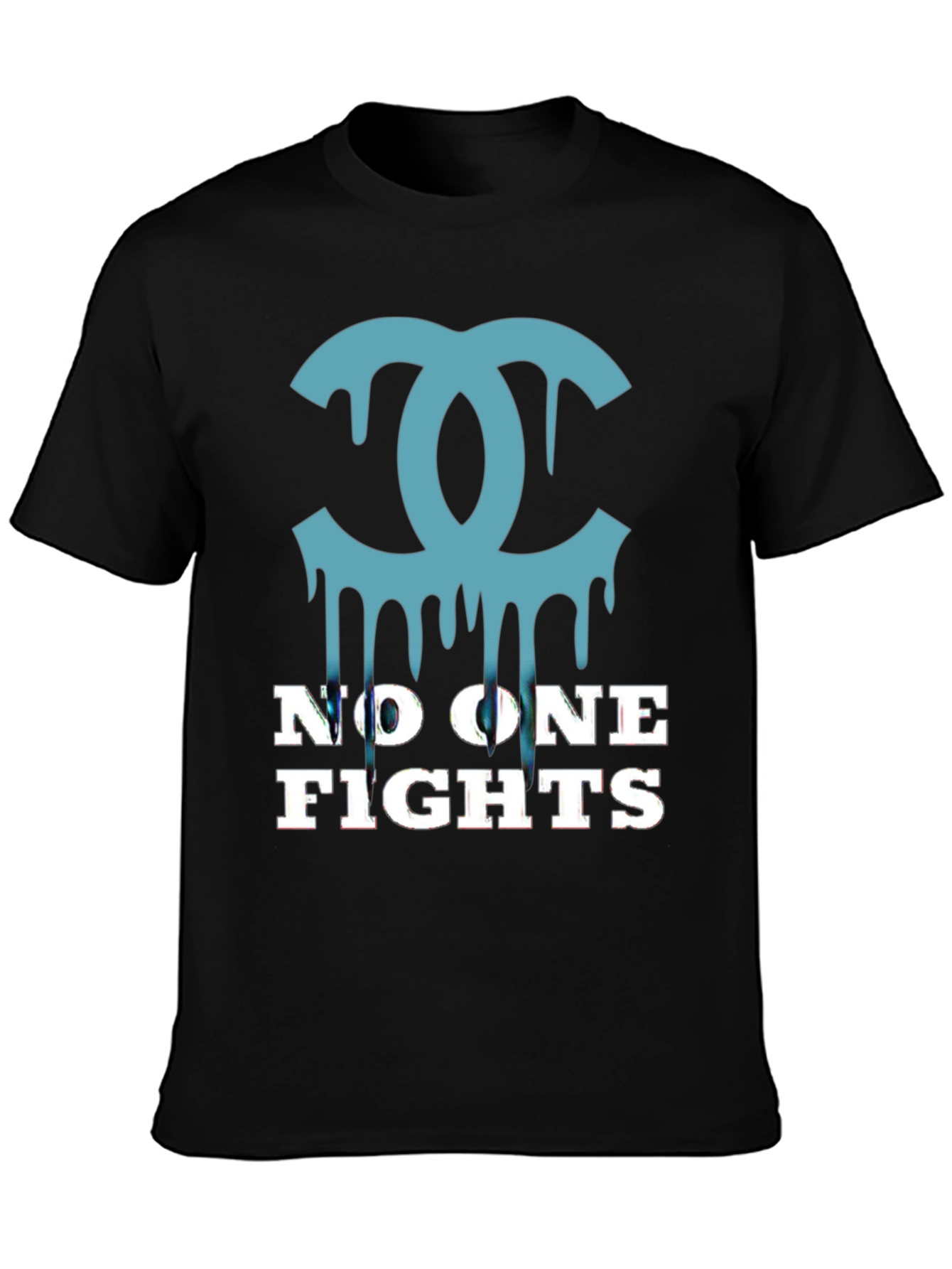 Statement Tee: No One Fights Fashion Tee