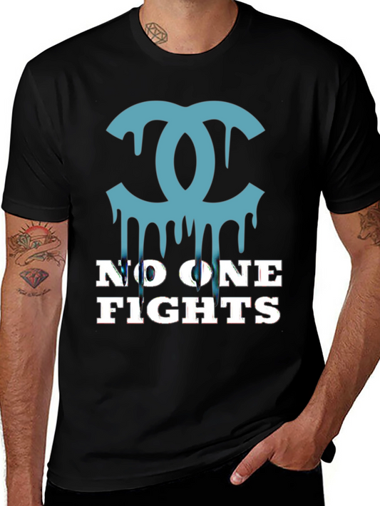 Statement Tee: No One Fights Fashion Tee