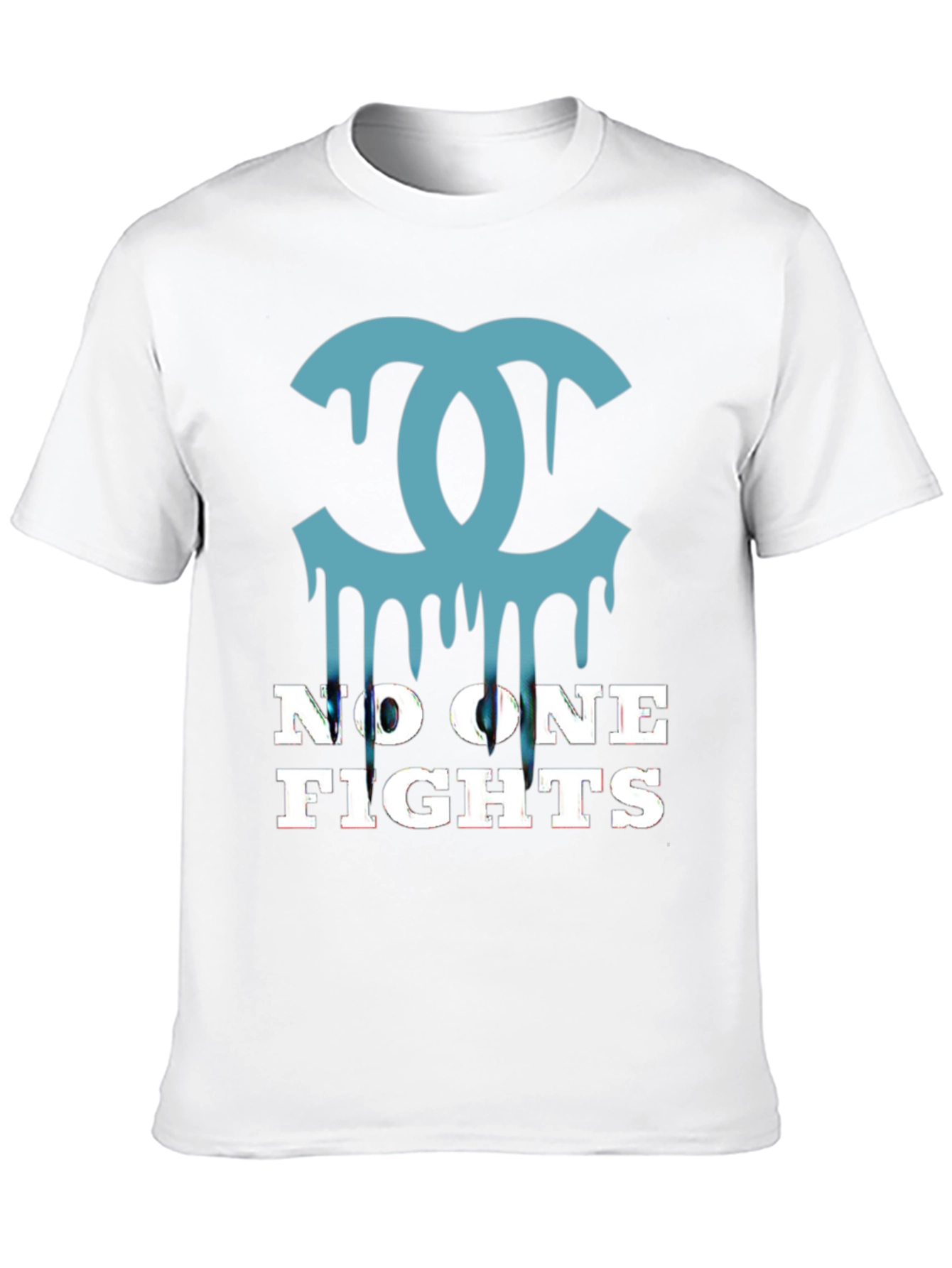 Statement Tee: No One Fights Fashion Tee