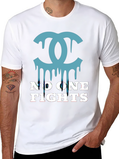 Statement Tee: No One Fights Fashion Tee