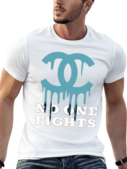 Statement Tee: No One Fights Fashion Tee