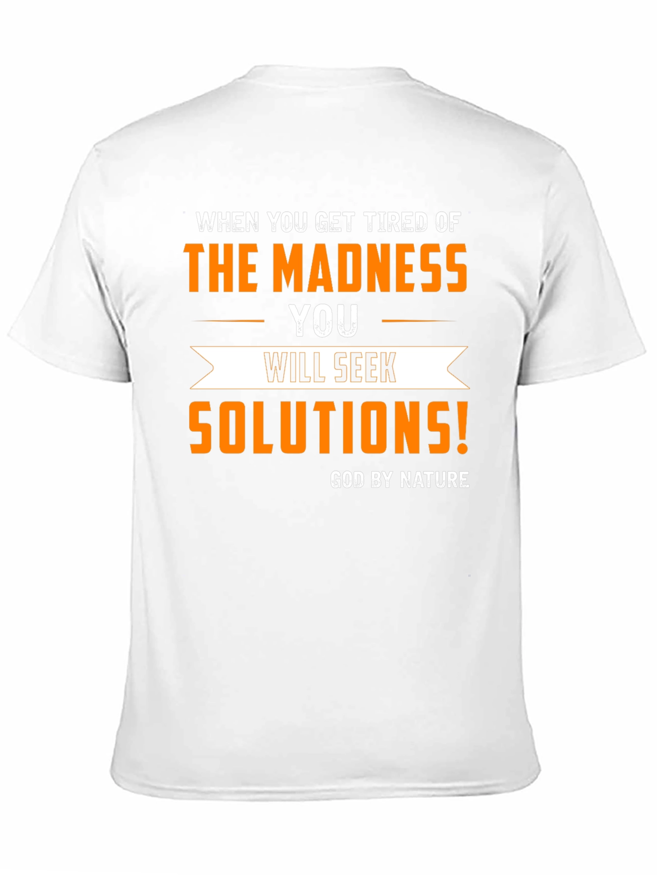 Madness Solutions Graphic Tee - Mens Black T-Shirt