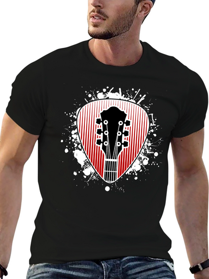 Guitar Pick Graphic T-Shirt - Music Lover Tee