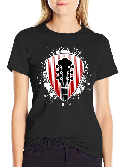 Guitar Pick Graphic T-Shirt - Music Lover Tee