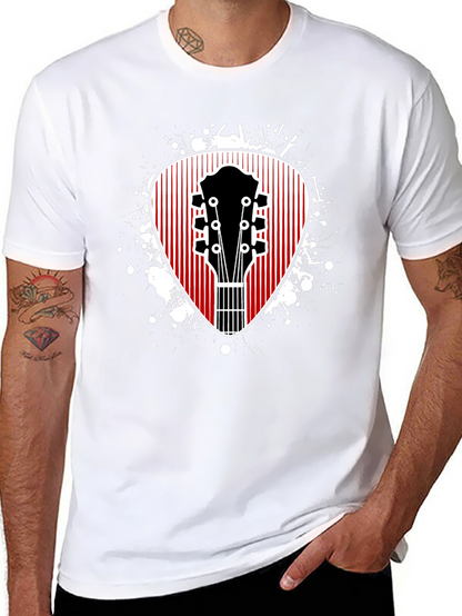 Guitar Pick Graphic T-Shirt - Music Lover Tee