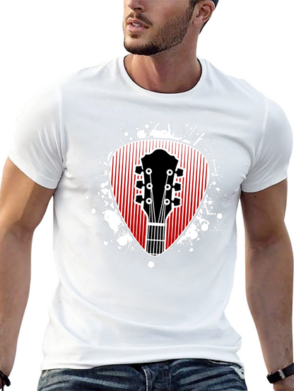 Guitar Pick Graphic T-Shirt - Music Lover Tee