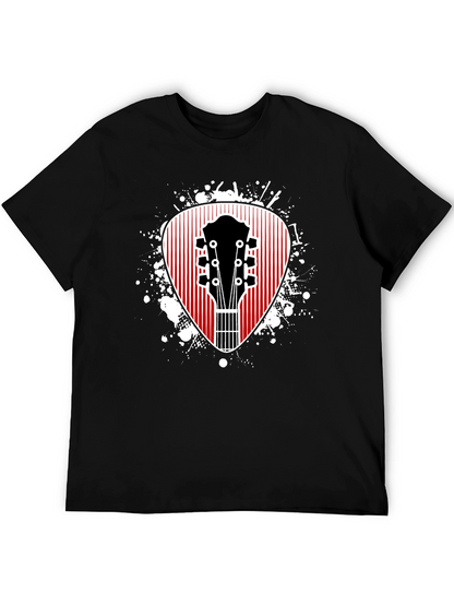 Guitar Pick Graphic T-Shirt - Music Lover Tee