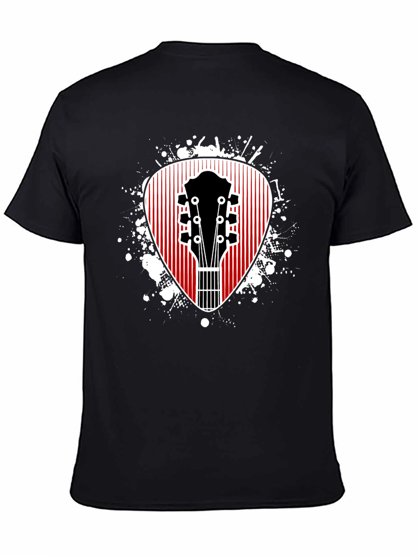 Guitar Pick Graphic T-Shirt - Music Lover Tee