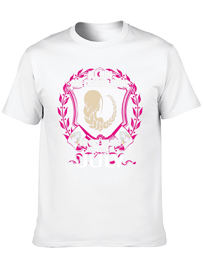 All Men Are Created Equal July Birthday T-Shirt