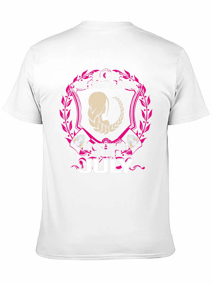 All Men Are Created Equal July Birthday T-Shirt