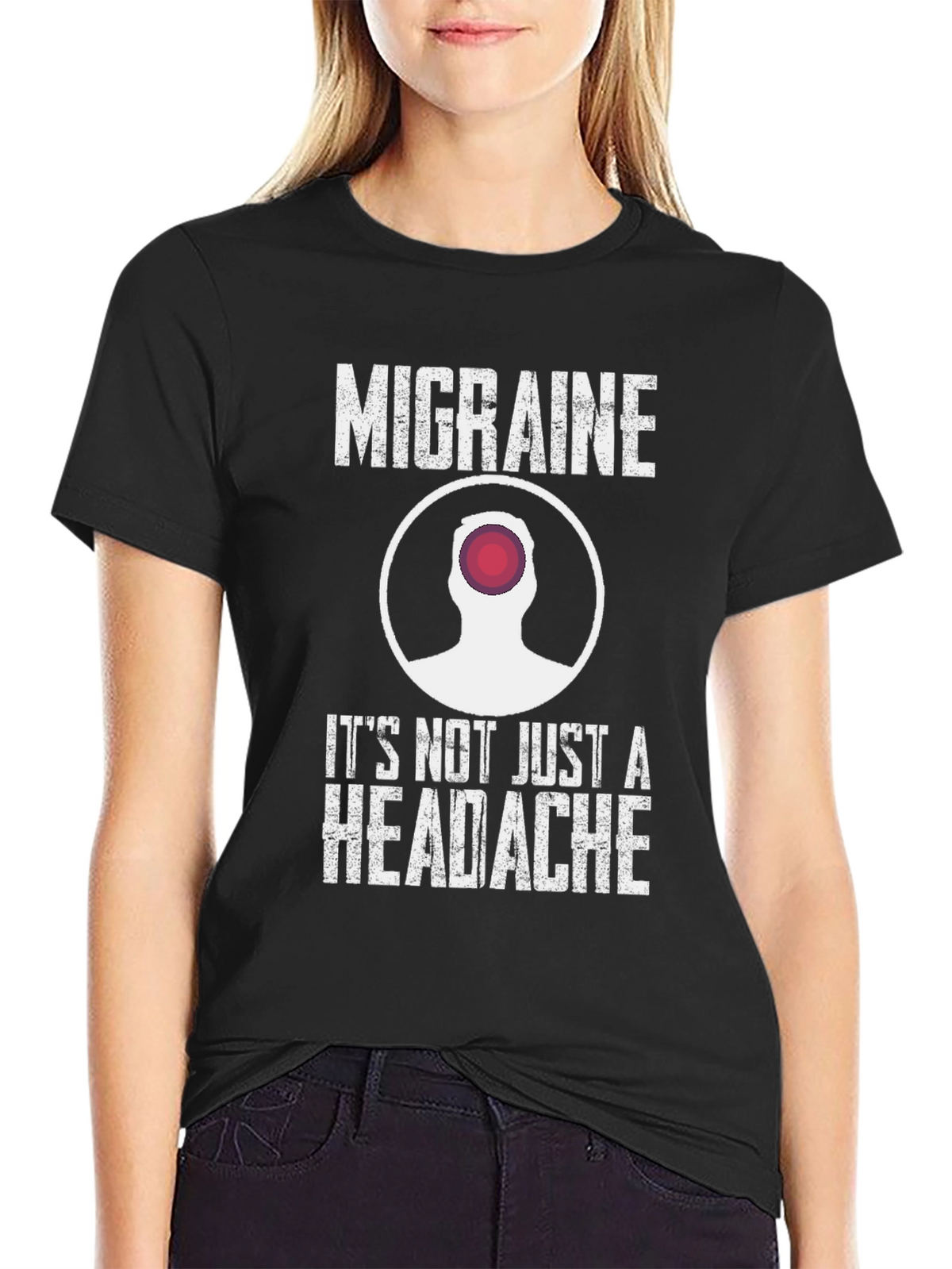 Migraine Awareness Tee - Its Not Just a Headache