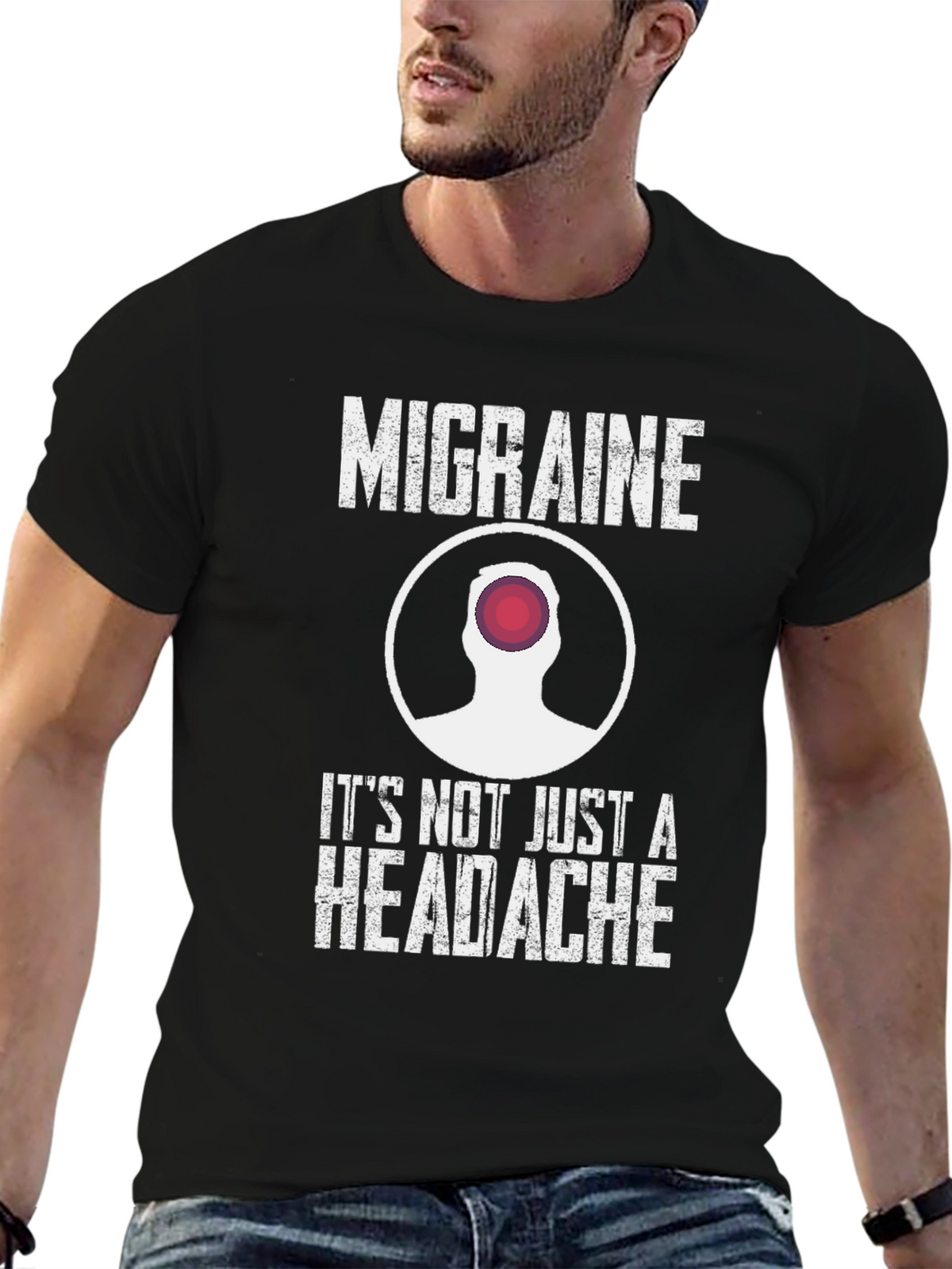 Migraine Awareness Tee - Its Not Just a Headache