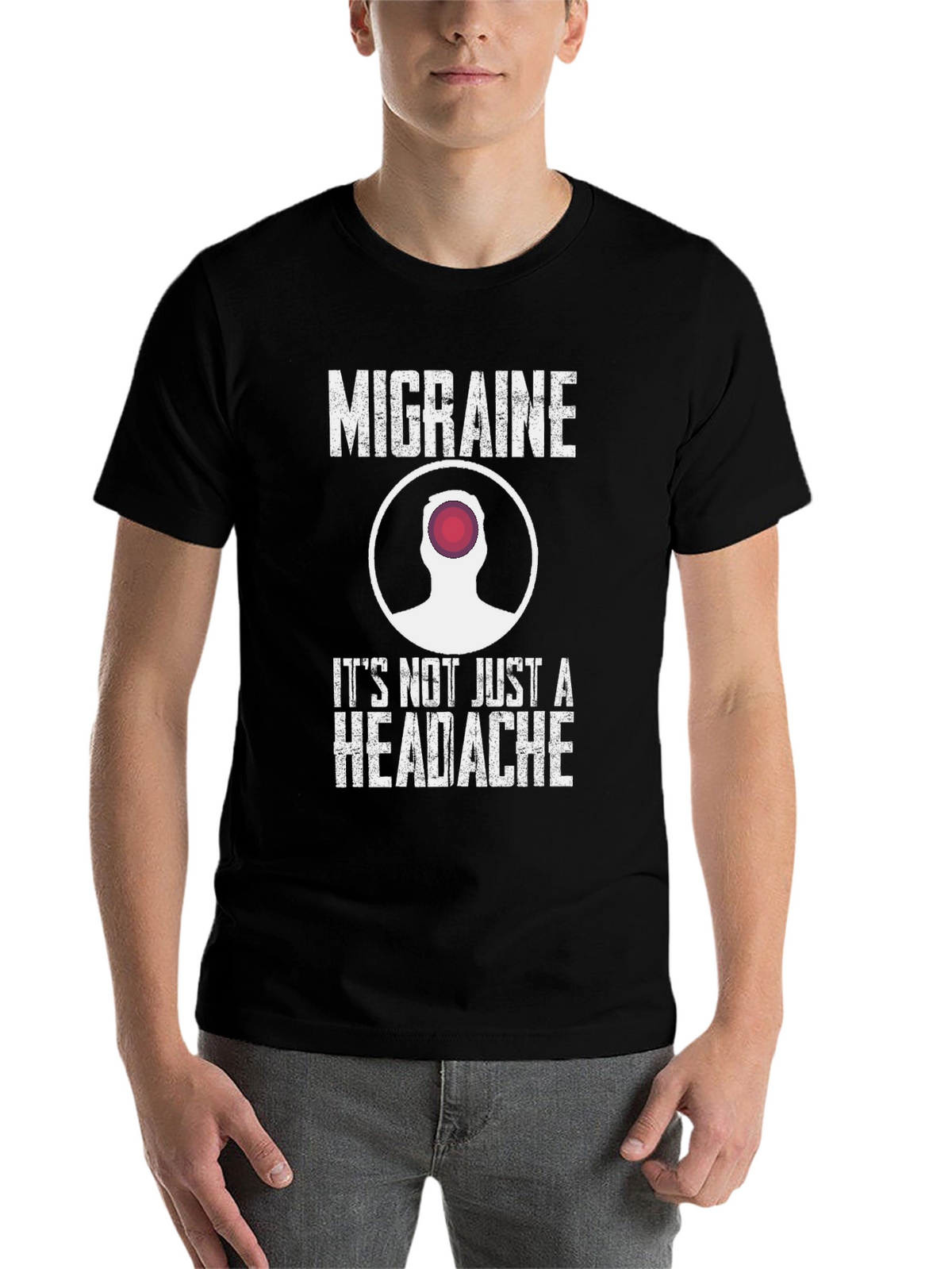 Migraine Awareness Tee - Its Not Just a Headache