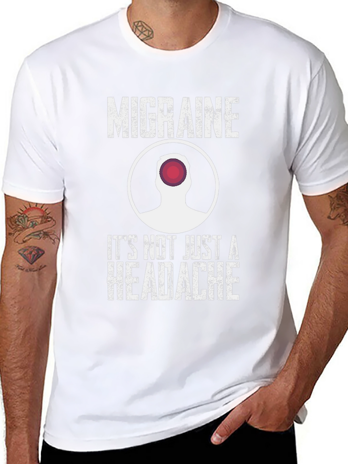Migraine Awareness Tee - Its Not Just a Headache