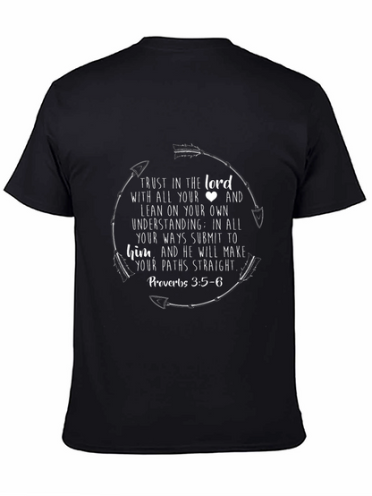 Faith-Based Tee: Trust in the Lord Proverbs 3:5-6
