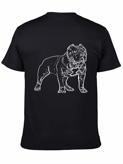 Cool Dog Design Black T-Shirt