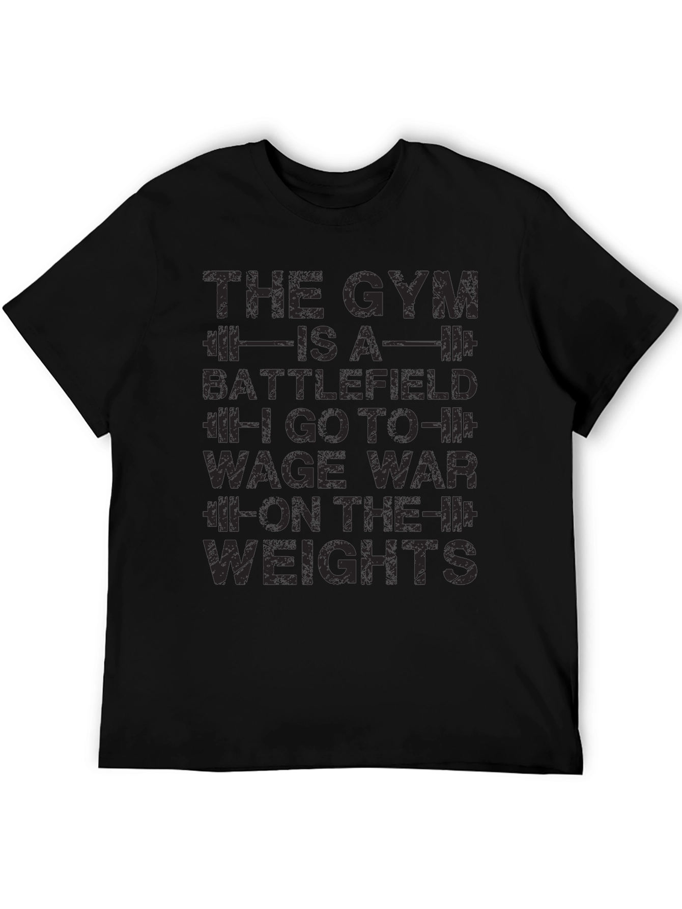 Gym Battlefield Graphic Tee - Workout Motivation
