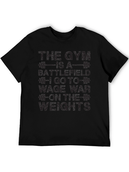 Gym Battlefield Graphic Tee - Workout Motivation