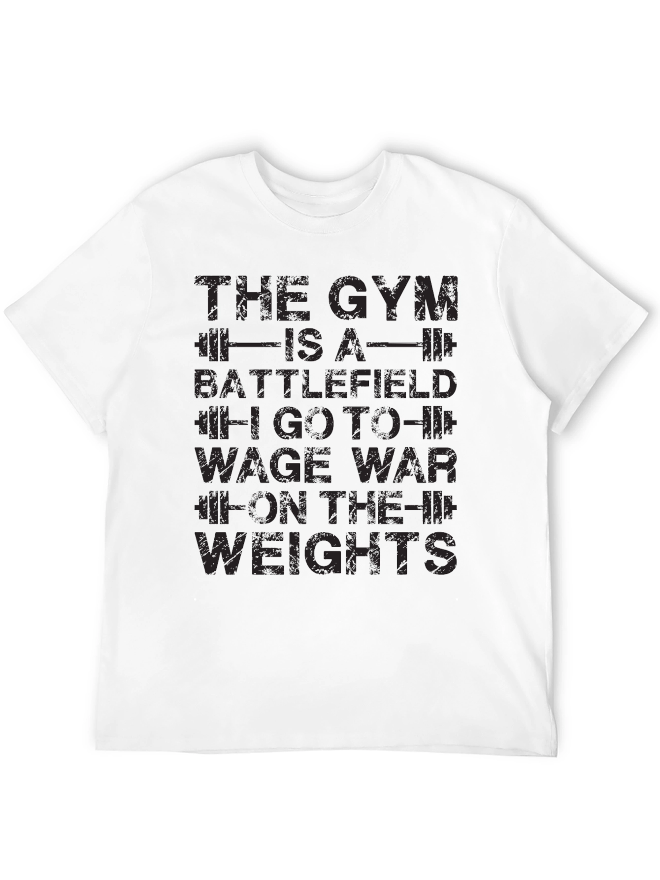 Gym Battlefield Graphic Tee - Workout Motivation