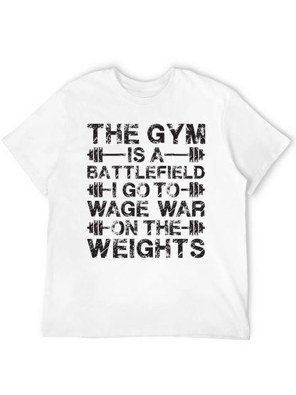 Gym Battlefield Graphic Tee - Workout Motivation
