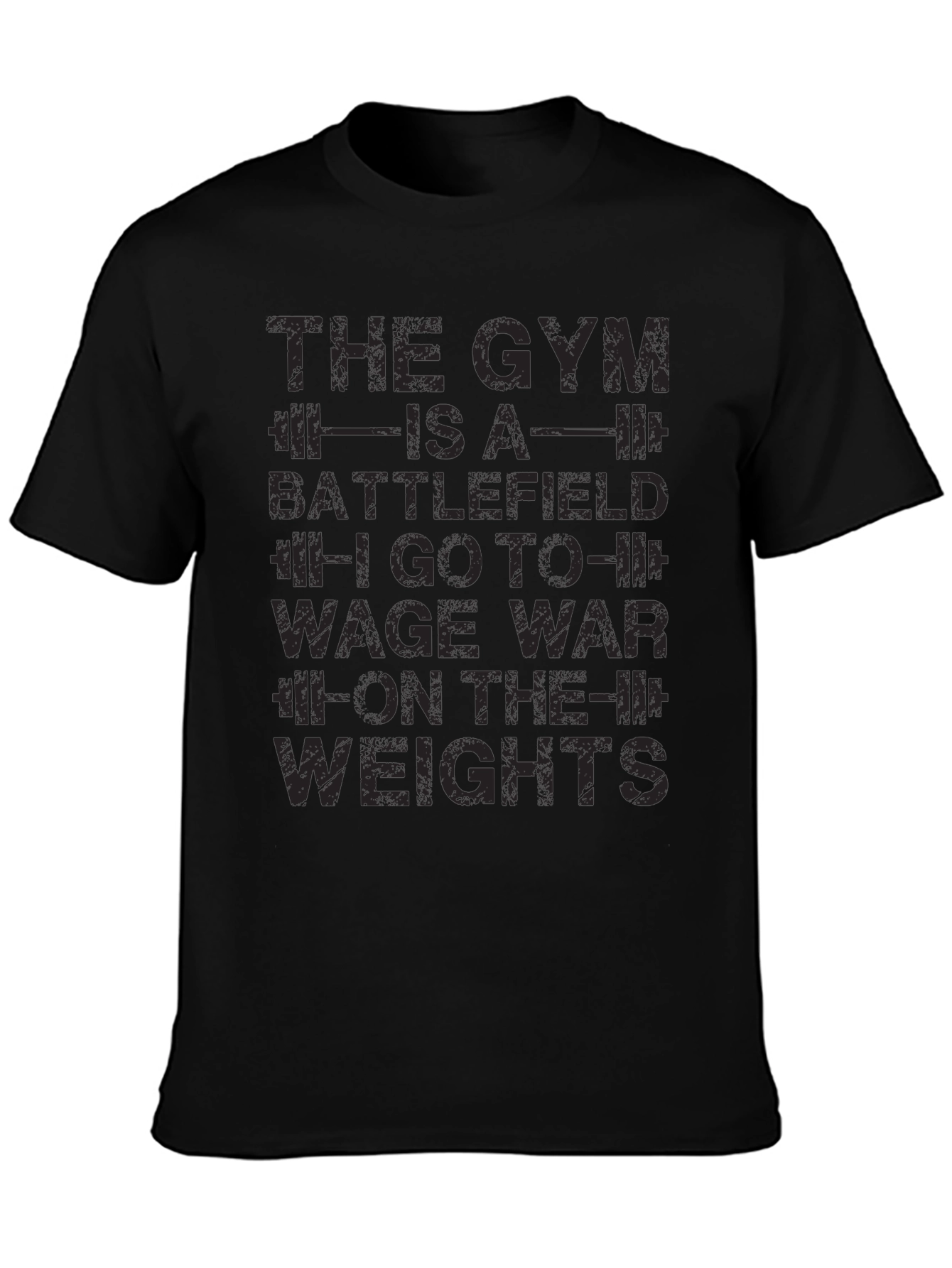 Gym Battlefield Graphic Tee - Workout Motivation