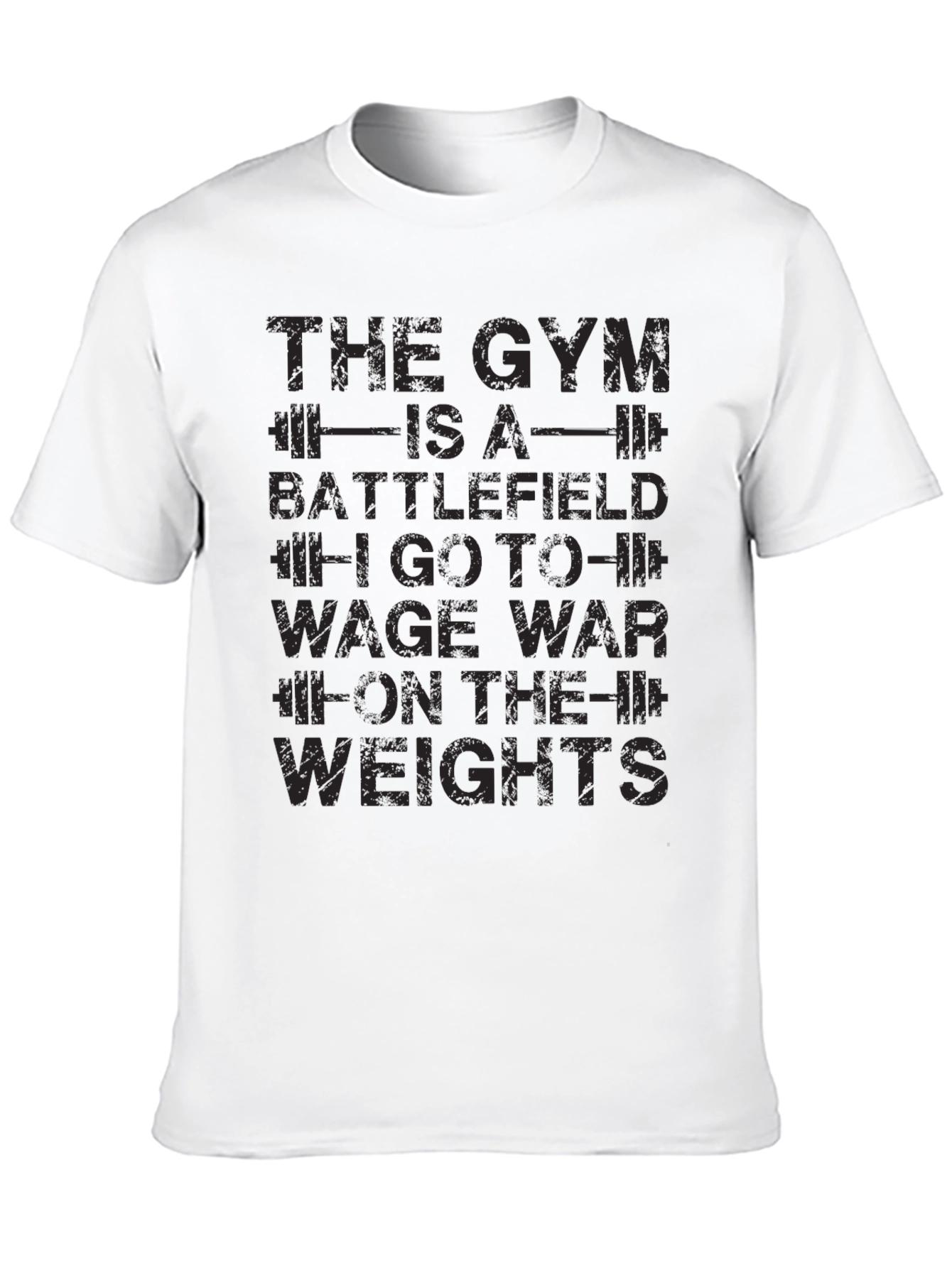 Gym Battlefield Graphic Tee - Workout Motivation