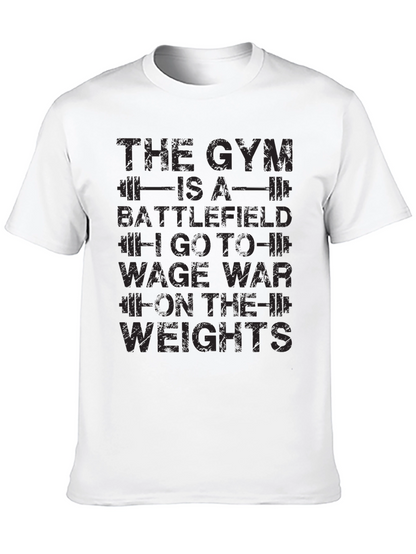 Gym Battlefield Graphic Tee - Workout Motivation