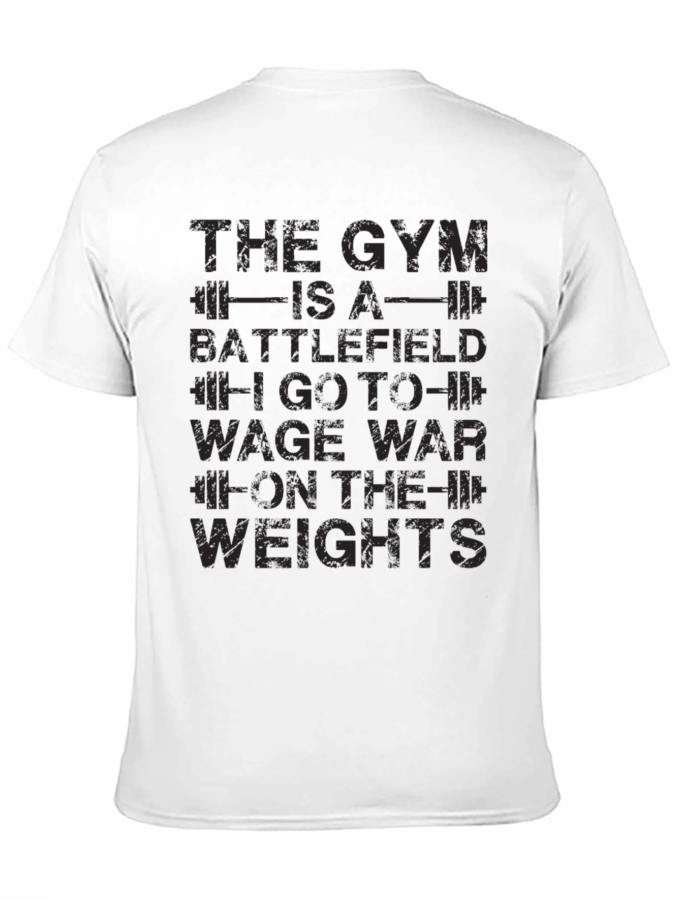 Gym Battlefield Graphic Tee - Workout Motivation