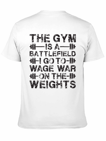 Gym Battlefield Graphic Tee - Workout Motivation