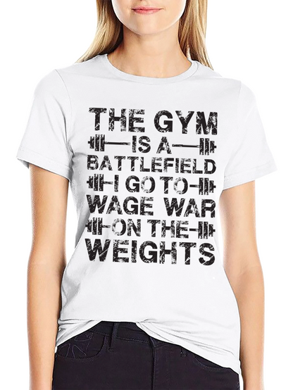 Gym Battlefield Graphic Tee - Workout Motivation